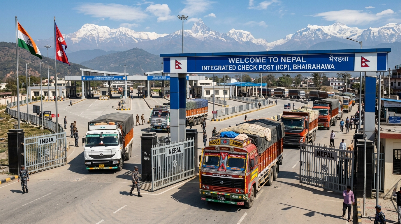 नेपाल समाचार: सोनौली-भैरहवा बार्डर पर हाई-स्पीड डिजिटल कार्गो स्कैनर सक्रिय, काठमांडू-गोरखपुर ट्रेड कॉरिडोर में क्लीयरेंस समय घटाकर 10 मिनट किया गया