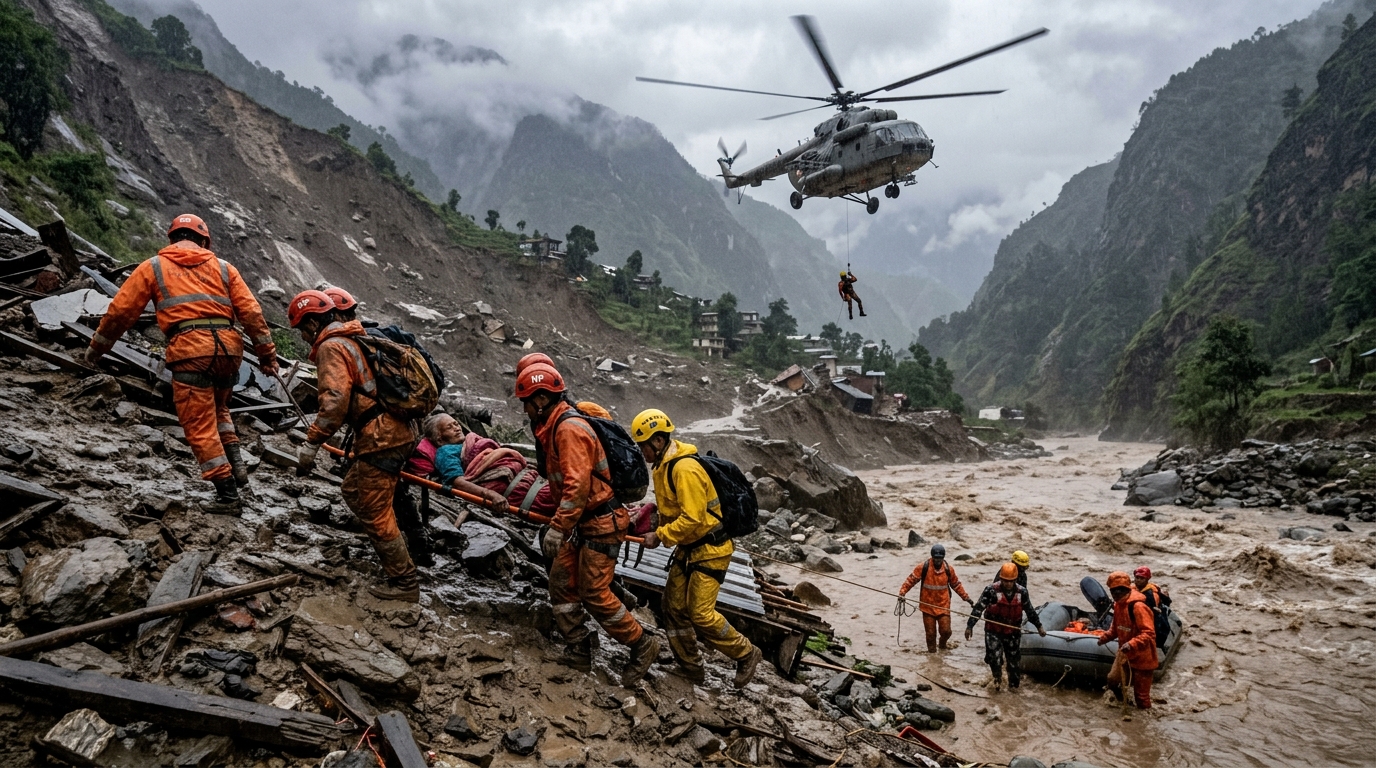 31 अगस्त 2026 की टॉप 50 बड़ी खबरें: नेपाल में मूसलाधार बारिश और भूस्खलन से 215+ मौतें; गंडक-कोसी बैराज के सभी गेट खुले, यूपी-बिहार में हाई अलर्ट, देश-दुनिया की प्रमुख हलचल